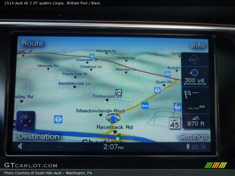Brilliant Red / Black 2014 Audi A5 2.0T quattro Coupe