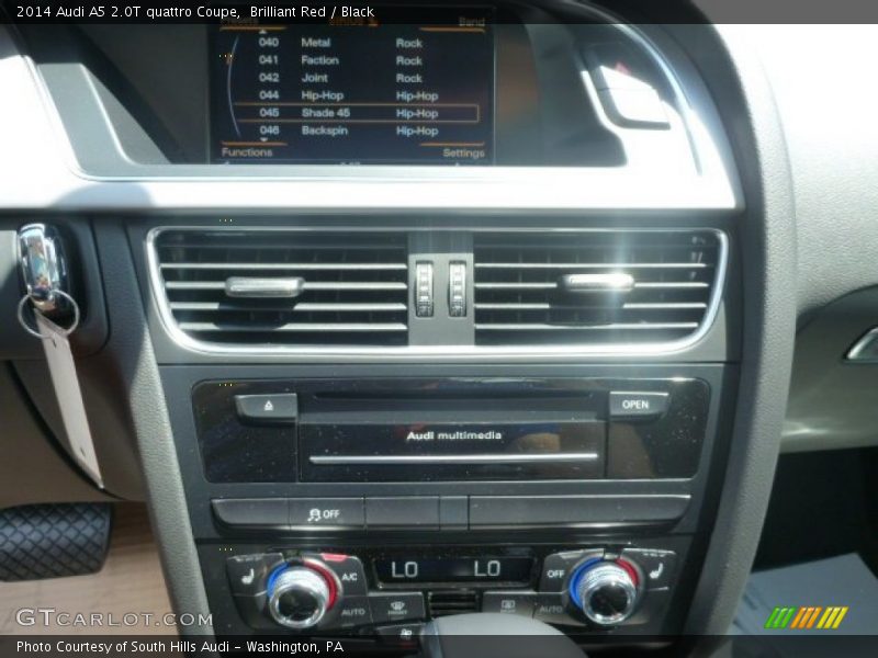 Brilliant Red / Black 2014 Audi A5 2.0T quattro Coupe