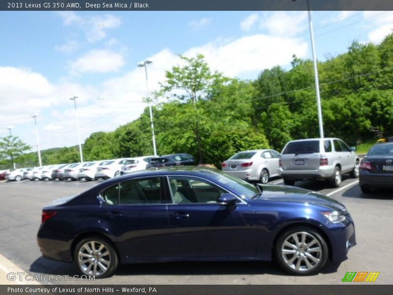 Deep Sea Mica / Black 2013 Lexus GS 350 AWD