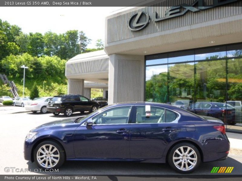 Deep Sea Mica / Black 2013 Lexus GS 350 AWD