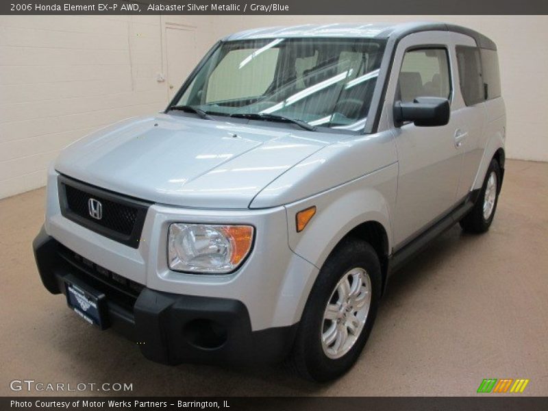 Alabaster Silver Metallic / Gray/Blue 2006 Honda Element EX-P AWD