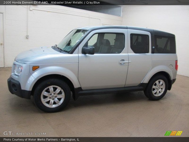 Alabaster Silver Metallic / Gray/Blue 2006 Honda Element EX-P AWD