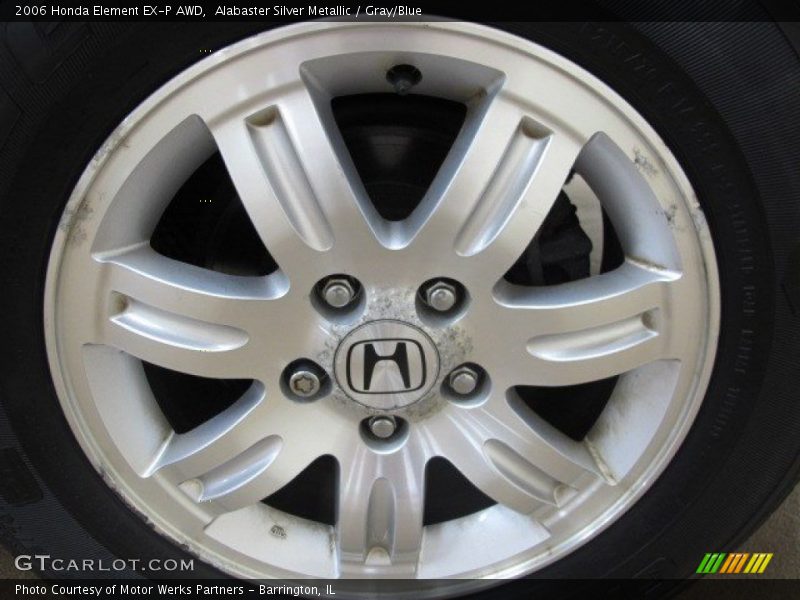 Alabaster Silver Metallic / Gray/Blue 2006 Honda Element EX-P AWD
