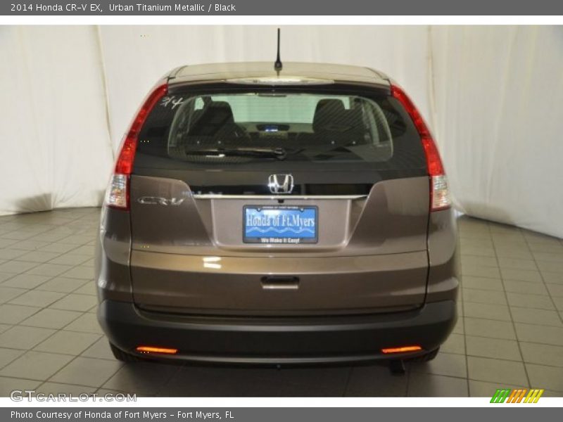 Urban Titanium Metallic / Black 2014 Honda CR-V EX