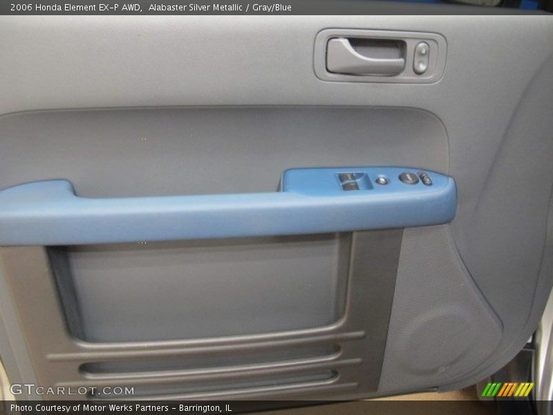 Alabaster Silver Metallic / Gray/Blue 2006 Honda Element EX-P AWD
