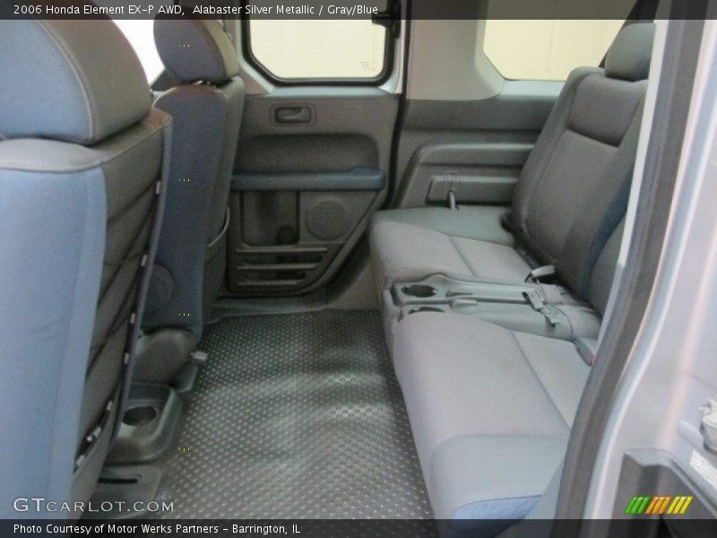 Alabaster Silver Metallic / Gray/Blue 2006 Honda Element EX-P AWD