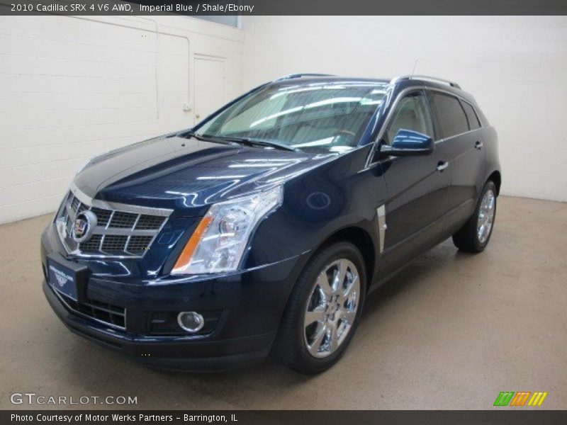 Imperial Blue / Shale/Ebony 2010 Cadillac SRX 4 V6 AWD