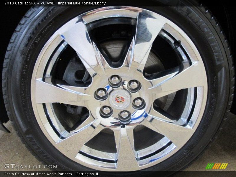 Imperial Blue / Shale/Ebony 2010 Cadillac SRX 4 V6 AWD