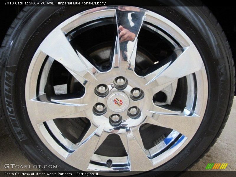 Imperial Blue / Shale/Ebony 2010 Cadillac SRX 4 V6 AWD