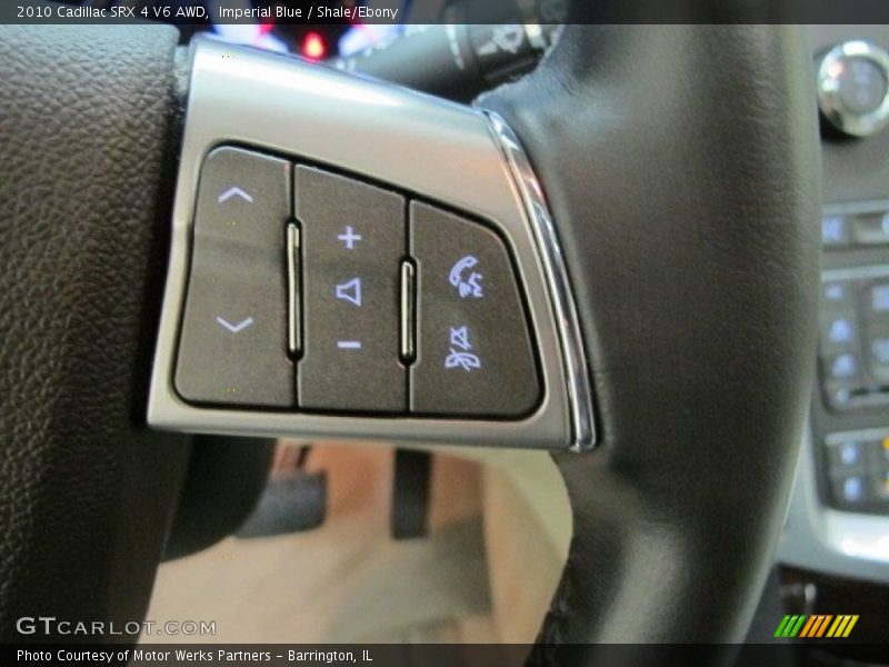 Imperial Blue / Shale/Ebony 2010 Cadillac SRX 4 V6 AWD