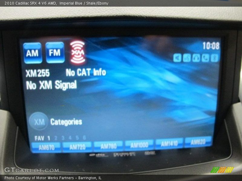 Imperial Blue / Shale/Ebony 2010 Cadillac SRX 4 V6 AWD