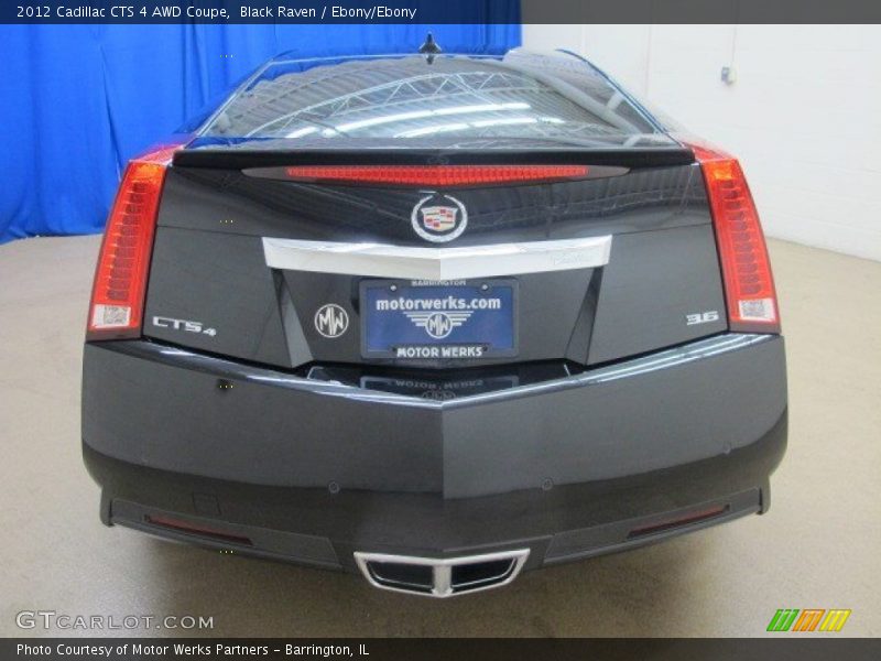 Black Raven / Ebony/Ebony 2012 Cadillac CTS 4 AWD Coupe