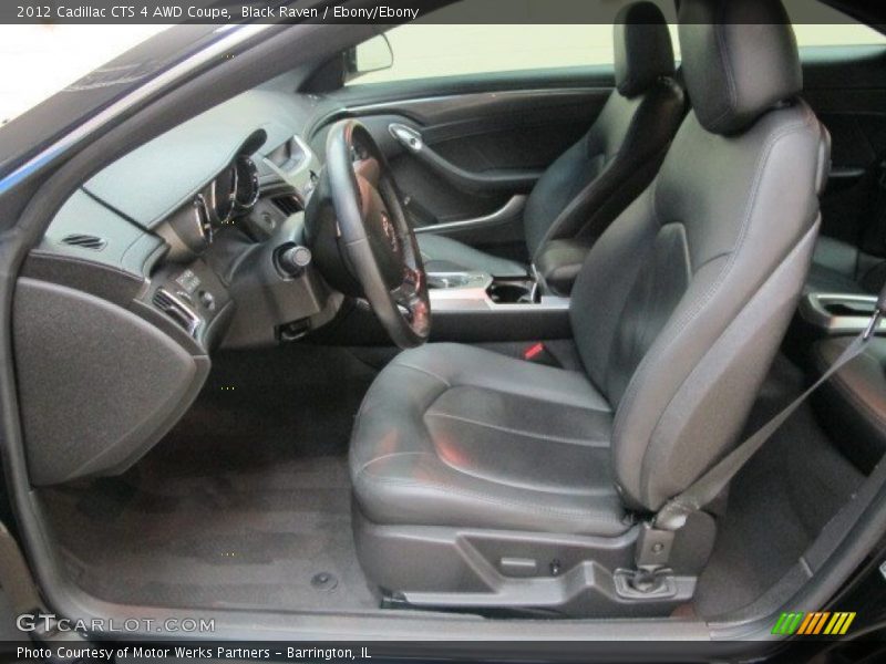 Black Raven / Ebony/Ebony 2012 Cadillac CTS 4 AWD Coupe