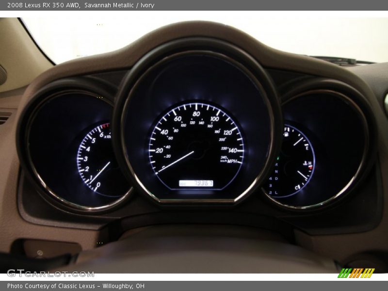 Savannah Metallic / Ivory 2008 Lexus RX 350 AWD