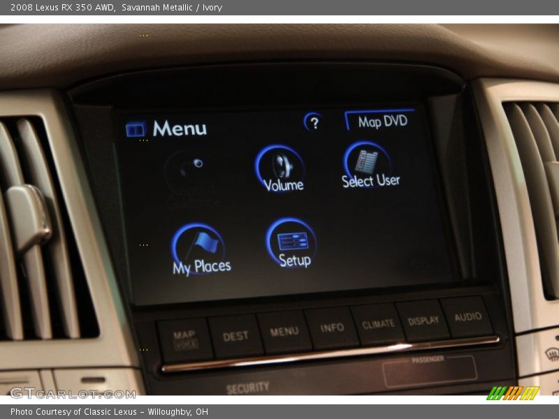 Savannah Metallic / Ivory 2008 Lexus RX 350 AWD