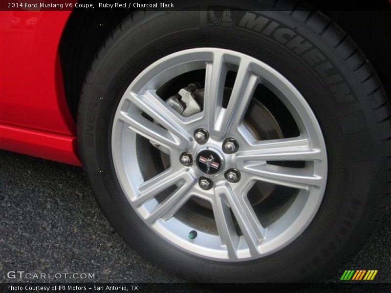 Ruby Red / Charcoal Black 2014 Ford Mustang V6 Coupe