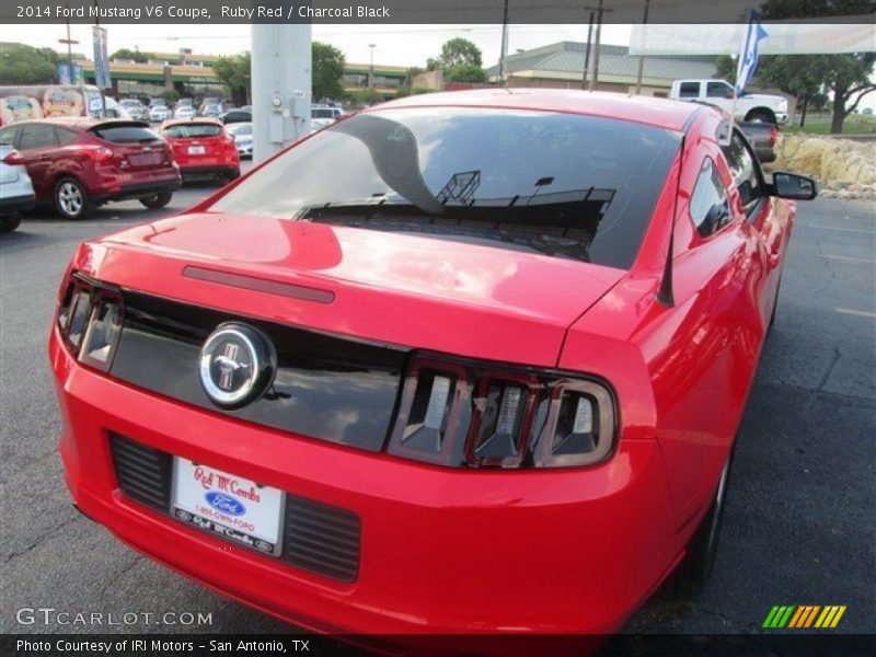 Ruby Red / Charcoal Black 2014 Ford Mustang V6 Coupe