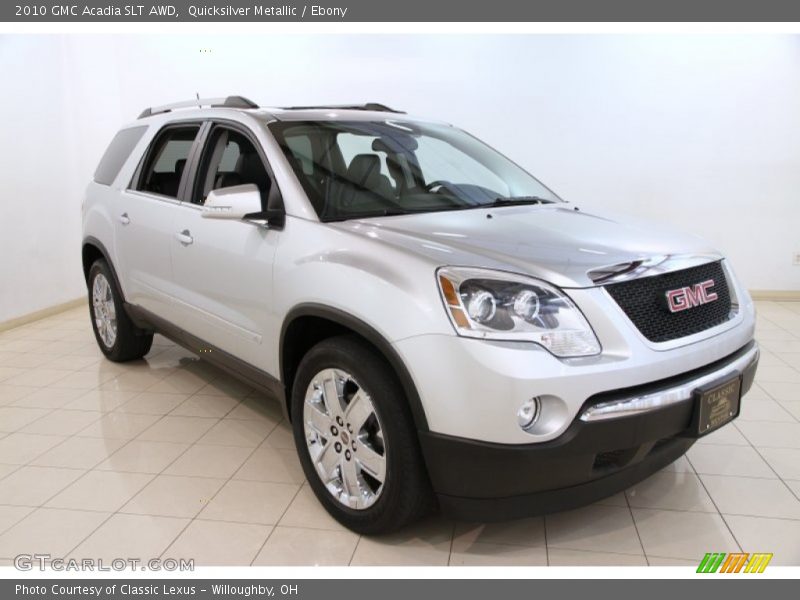 Quicksilver Metallic / Ebony 2010 GMC Acadia SLT AWD