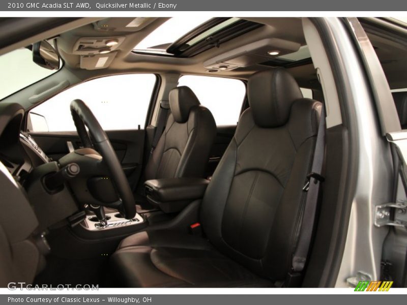 Quicksilver Metallic / Ebony 2010 GMC Acadia SLT AWD