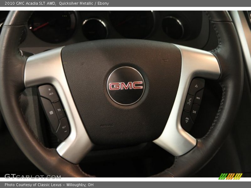 Quicksilver Metallic / Ebony 2010 GMC Acadia SLT AWD