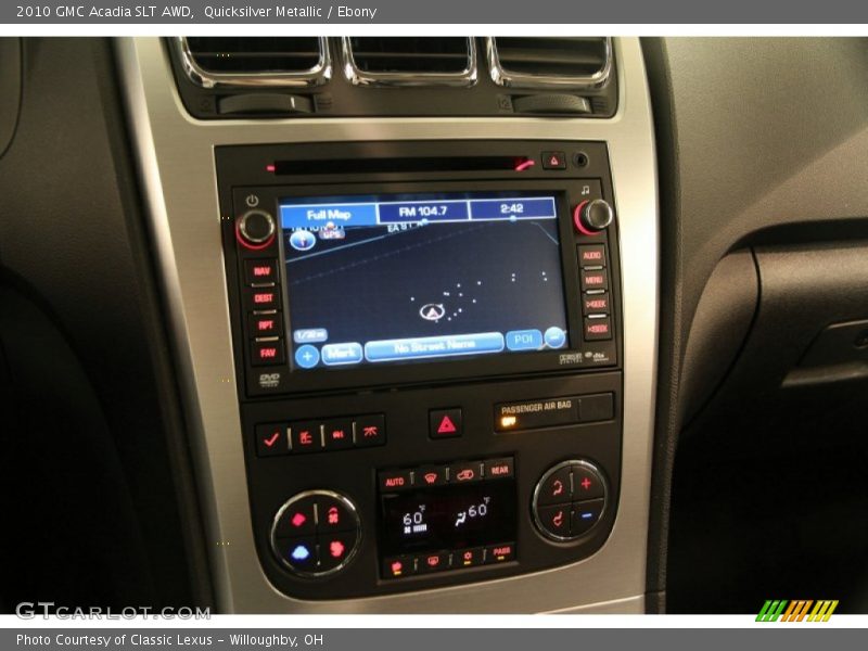 Quicksilver Metallic / Ebony 2010 GMC Acadia SLT AWD