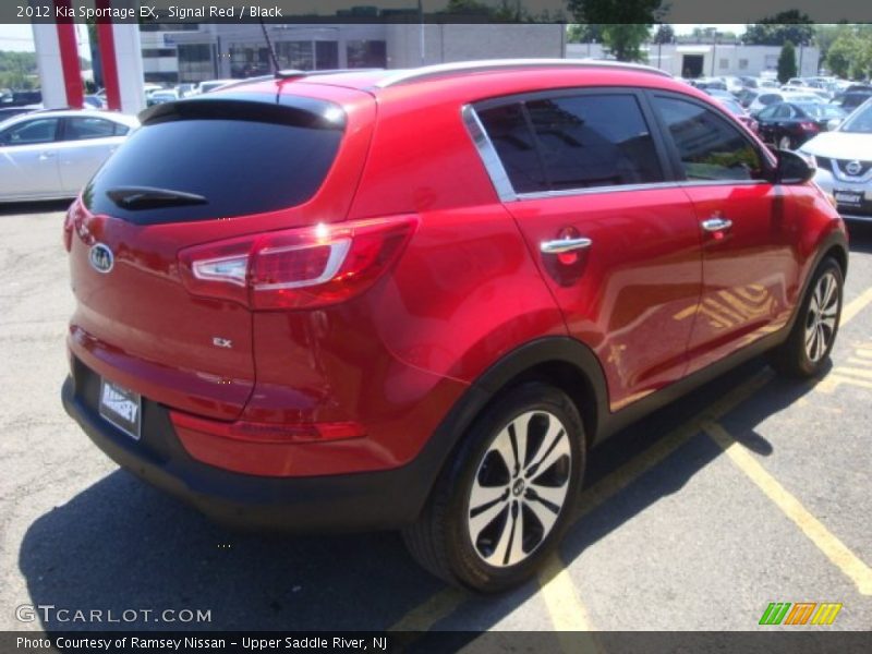 Signal Red / Black 2012 Kia Sportage EX