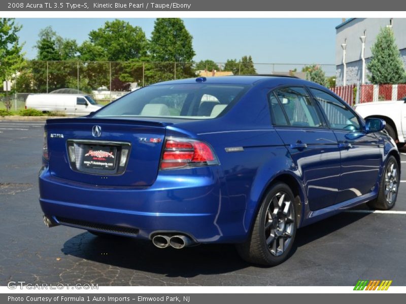 Kinetic Blue Pearl / Taupe/Ebony 2008 Acura TL 3.5 Type-S