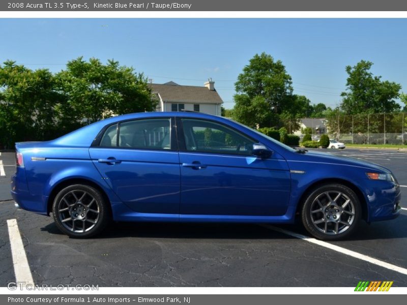 Kinetic Blue Pearl / Taupe/Ebony 2008 Acura TL 3.5 Type-S