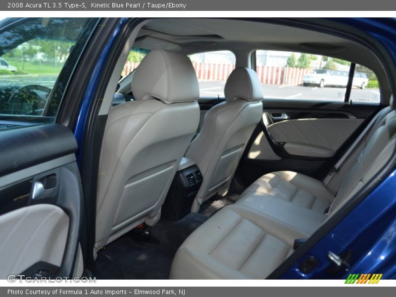 Kinetic Blue Pearl / Taupe/Ebony 2008 Acura TL 3.5 Type-S
