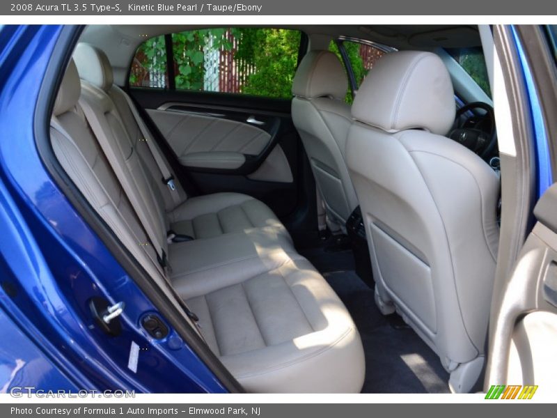 Kinetic Blue Pearl / Taupe/Ebony 2008 Acura TL 3.5 Type-S