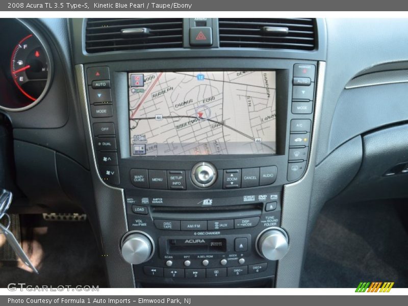 Kinetic Blue Pearl / Taupe/Ebony 2008 Acura TL 3.5 Type-S