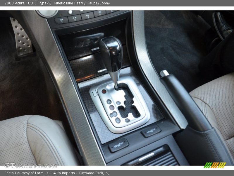Kinetic Blue Pearl / Taupe/Ebony 2008 Acura TL 3.5 Type-S