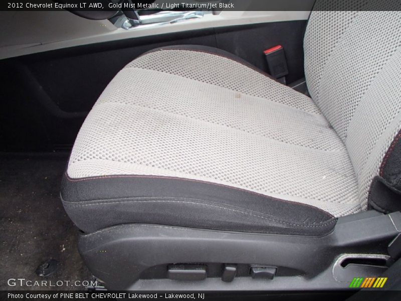 Gold Mist Metallic / Light Titanium/Jet Black 2012 Chevrolet Equinox LT AWD