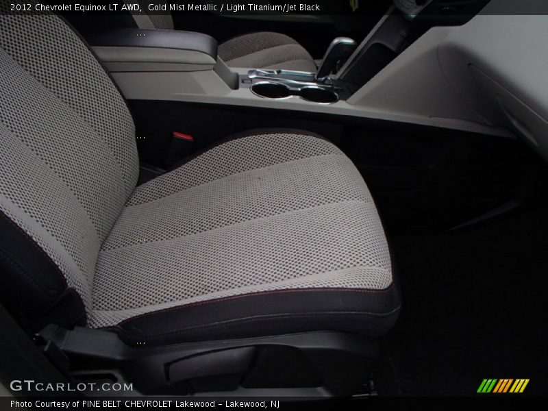 Gold Mist Metallic / Light Titanium/Jet Black 2012 Chevrolet Equinox LT AWD