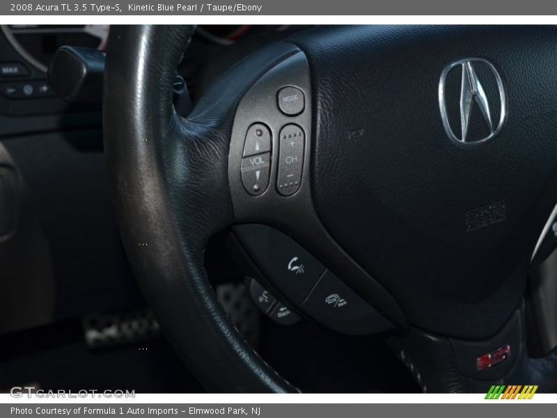 Kinetic Blue Pearl / Taupe/Ebony 2008 Acura TL 3.5 Type-S