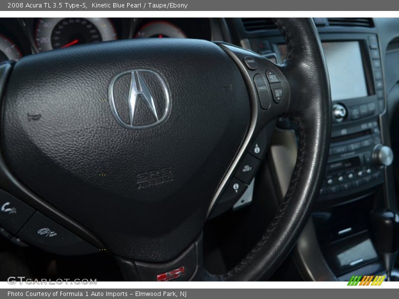 Kinetic Blue Pearl / Taupe/Ebony 2008 Acura TL 3.5 Type-S