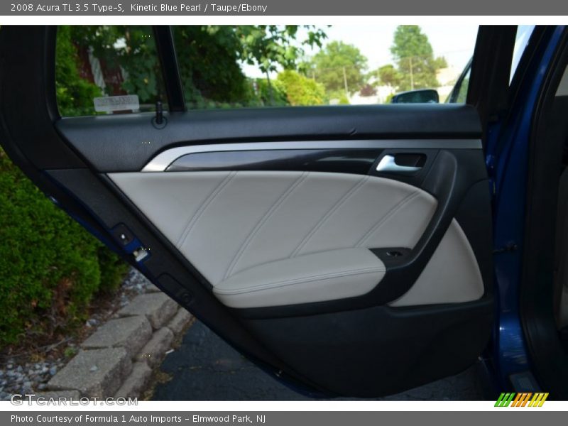 Kinetic Blue Pearl / Taupe/Ebony 2008 Acura TL 3.5 Type-S