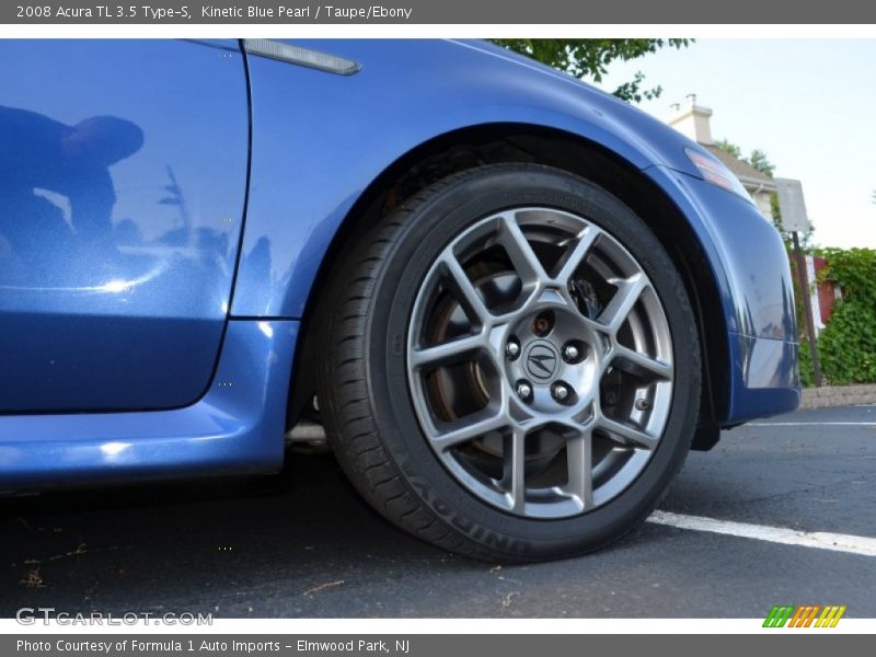 Kinetic Blue Pearl / Taupe/Ebony 2008 Acura TL 3.5 Type-S