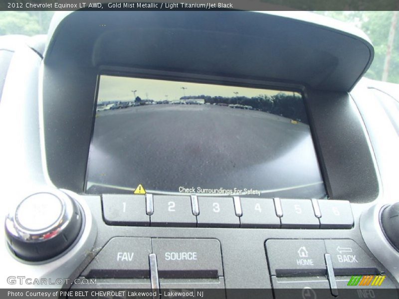 Gold Mist Metallic / Light Titanium/Jet Black 2012 Chevrolet Equinox LT AWD