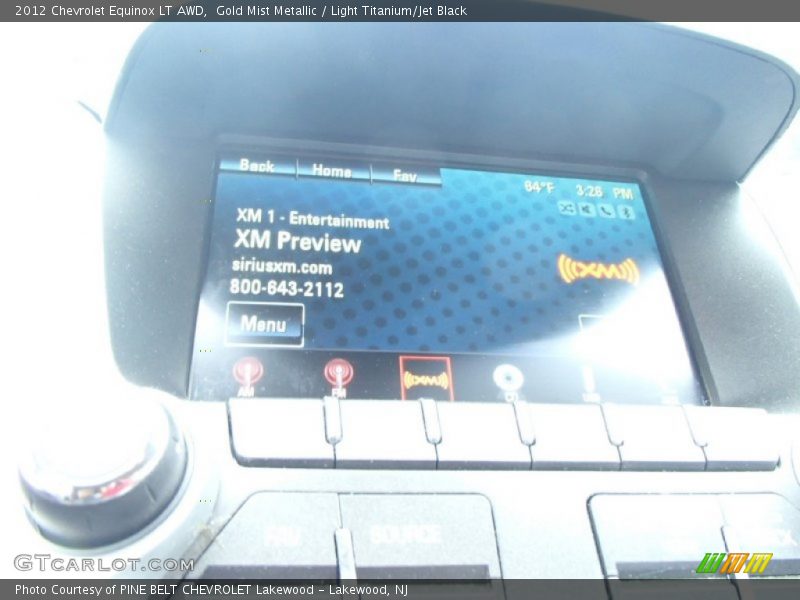 Gold Mist Metallic / Light Titanium/Jet Black 2012 Chevrolet Equinox LT AWD