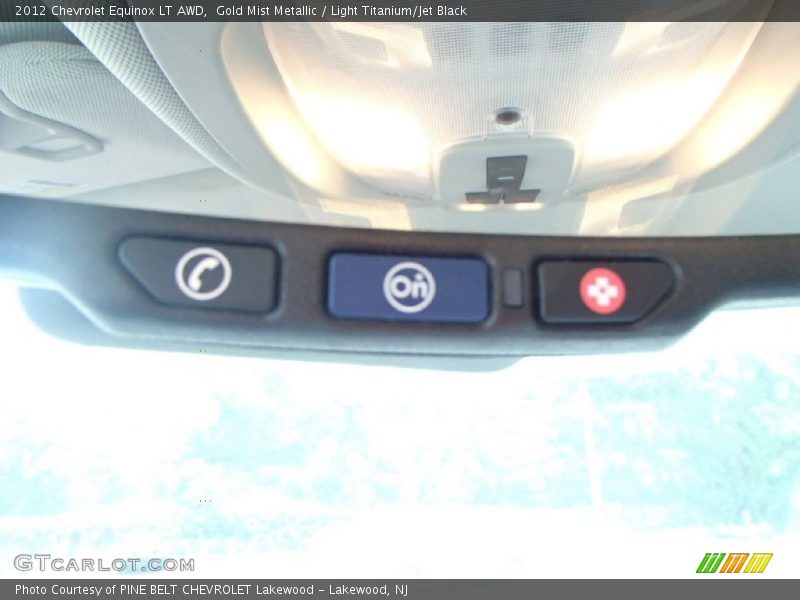 Gold Mist Metallic / Light Titanium/Jet Black 2012 Chevrolet Equinox LT AWD