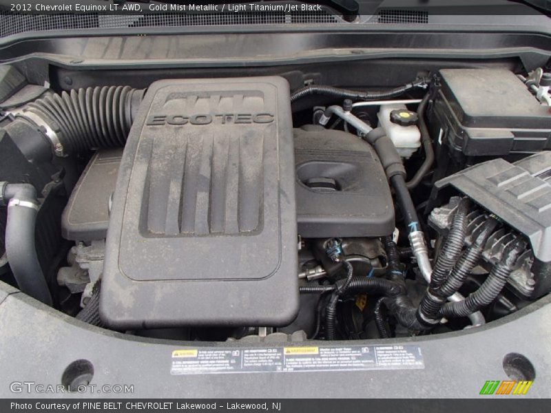 Gold Mist Metallic / Light Titanium/Jet Black 2012 Chevrolet Equinox LT AWD