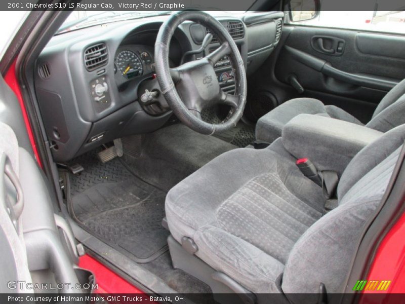  2001 S10 LS Regular Cab Graphite Interior
