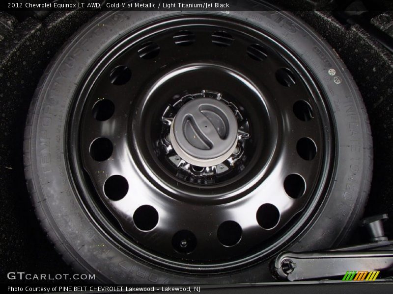 Gold Mist Metallic / Light Titanium/Jet Black 2012 Chevrolet Equinox LT AWD