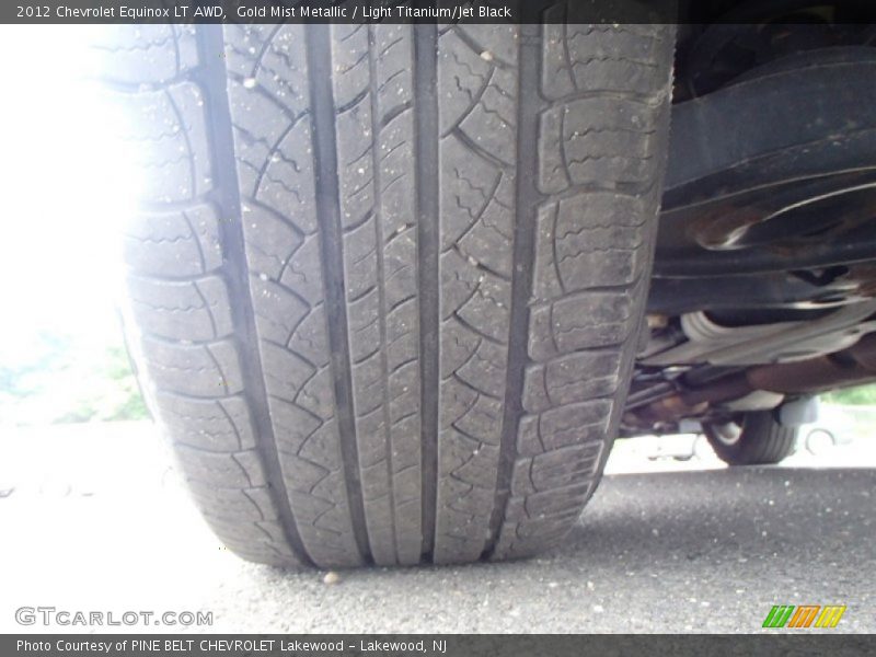 Gold Mist Metallic / Light Titanium/Jet Black 2012 Chevrolet Equinox LT AWD