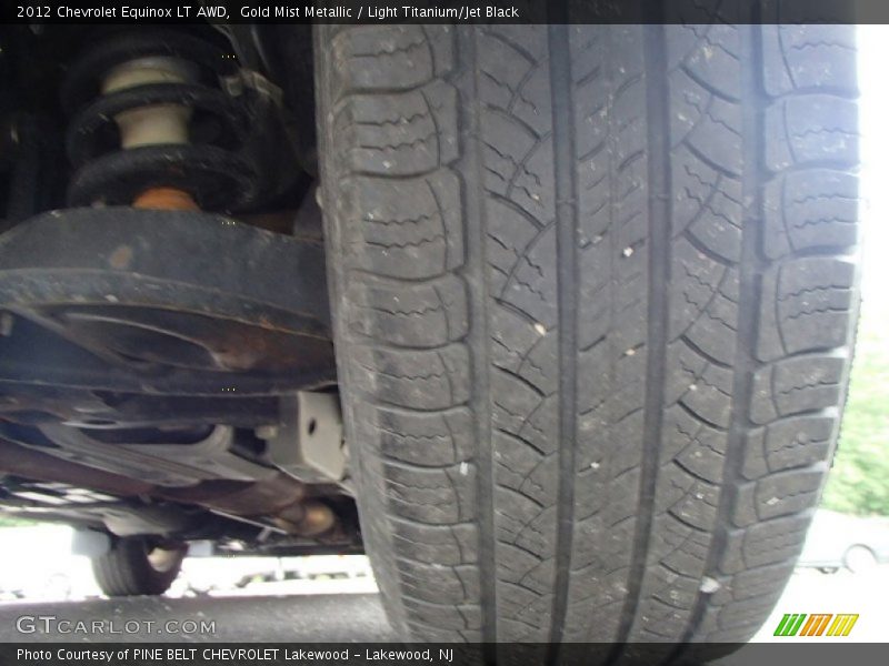 Gold Mist Metallic / Light Titanium/Jet Black 2012 Chevrolet Equinox LT AWD