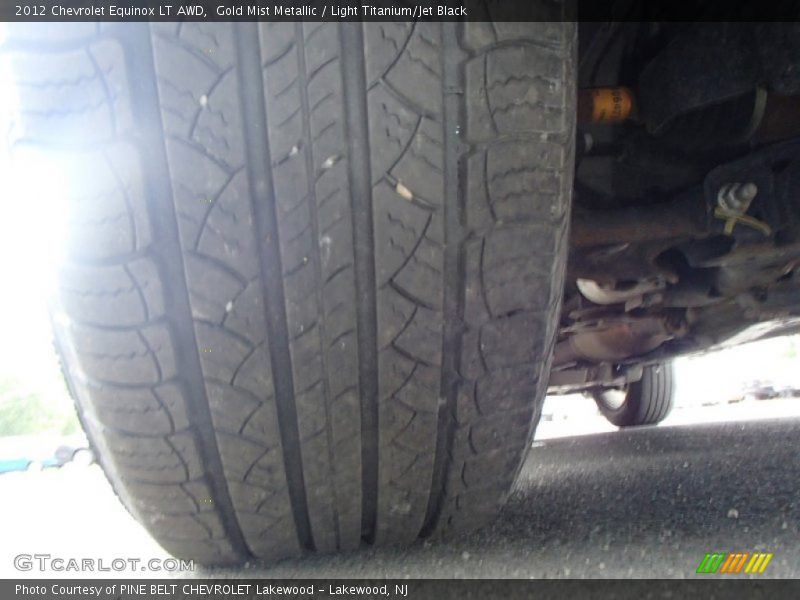 Gold Mist Metallic / Light Titanium/Jet Black 2012 Chevrolet Equinox LT AWD