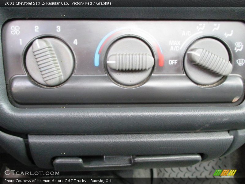 Victory Red / Graphite 2001 Chevrolet S10 LS Regular Cab