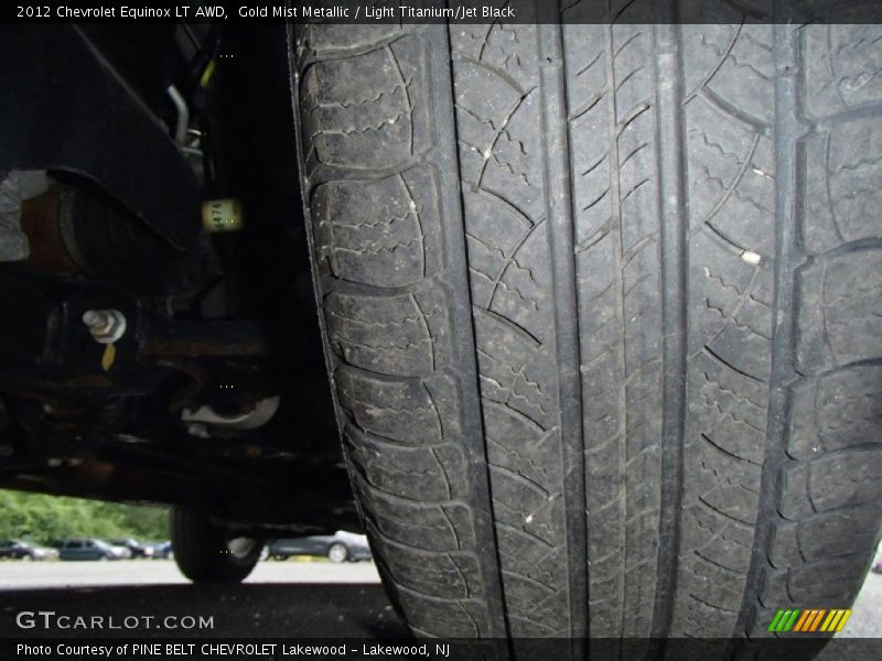 Gold Mist Metallic / Light Titanium/Jet Black 2012 Chevrolet Equinox LT AWD
