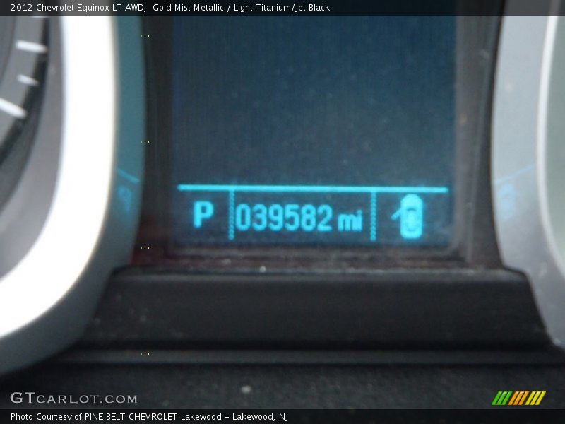 Gold Mist Metallic / Light Titanium/Jet Black 2012 Chevrolet Equinox LT AWD